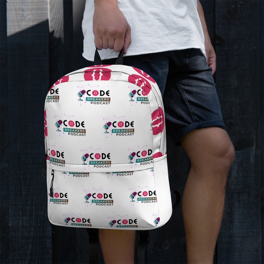 Code Breakers Logo Backpack - Image 5